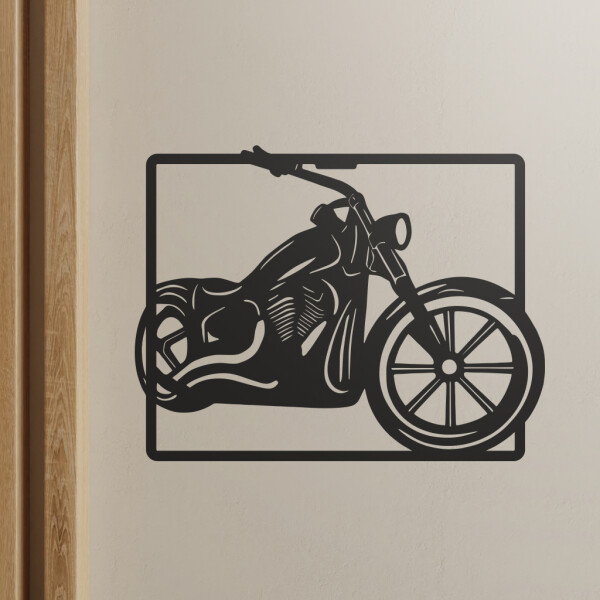 Veselá Stena Samolepka Motorka