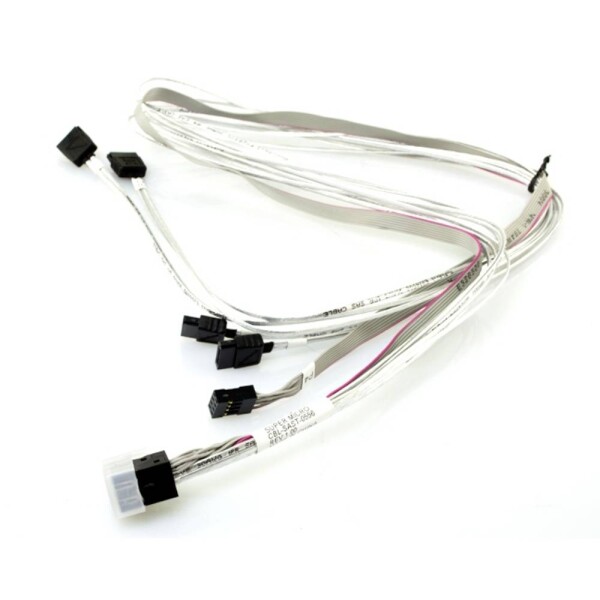 Supermicro pevný disk prepojovací kábel čierna, biela; CBL-SAST-0556