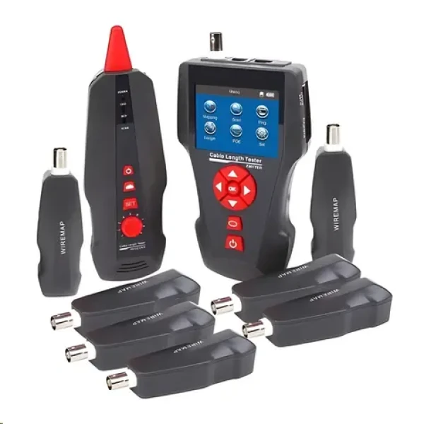 Xtendlan TLCD88 / Tester káblov / LCD / Cat3-Cat6, UTP/STP, koax, USB / PoE, Ping, sonda (TLCD88)