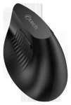 C-tech VEM-15 čierna / Vertikálna bezdrôtová myš / 1600 DPI / 6 tlačidiel / BT+2,4 GHz / USB-C (VEM-15)