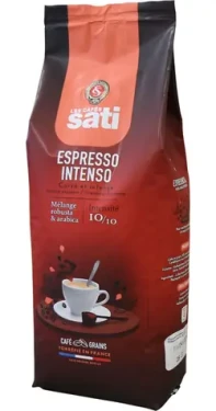 Les Cafés Sati Espresso INTENSO 1 kg / Zrnková káva / 20% Arabica 80% Robusta (100002128225)