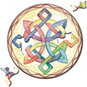 CURIOSI Okrúhle puzzle Picoli: Uzol