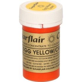 Gélová farba Egg Yellow, 25 g - Sugarflair