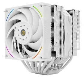 ThermalRight Royal Pretor 130 Ultra biela / Chladič procesora / Intel + AMD / 130 mm / 29.4 dBA / 2150 rpm (Royal Pretor 130 Ultra White)
