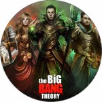Jedlý papier The Big Bang Theory - Teória veľkého tresku animácia 19,5 cm - Pictu Hap - Pictu Hap
