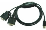 PremiumCord USB - 2x RS 232 prevodník (8592220002381)