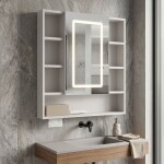 REA - Zrkadlová skrinka s LED osvetlením Luna 70x80cm REA-M0405