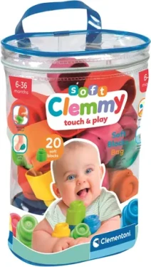 Clementoni Clemmy baby - 20 kociek v plyšovom vreci