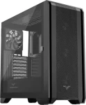 PREYON Nest Windy čierna / ATX / USB-A 3.0 / USB-A 2.0 / USB-C / 4X 120mm / bez zdroja / priehľadná bočnica (PRENW04B)