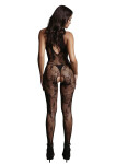 Bodystocking Le Desir DES023 Krížový výstrih černá Univerzální
