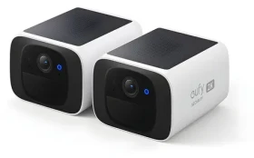 Anker Eufy SoloCam S220 biela / 2x Vonkajšia IP kamera so solárnym nabíjaním / Wi-Fi (E8134321)