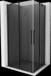 MEXEN/S - Velar Duo sprchovací kút, posuvné dvere 100 x 90, grafit, grafit kartáčovaná 871-100-090-42-66