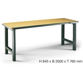 Hazet 130-1 dielenský stôl bukové dřevo, ocel; 130-1