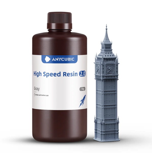Anycubic High Speed resin, sivá, 1 kg