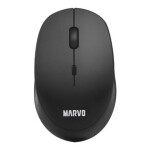 Marvo WM103BK čierna / Bezdrôtová optická myš / 1600 DPI / 2.4GHz USB prijímač (WM103BK)