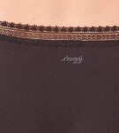 Dámske nohavičky GO Ribbed R Tai C2P - BLACK - black 0004 - SLOGGI BLACK M