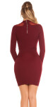 Sexy KouCla Ripp knit dress with mesh Einheitsgroesse