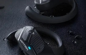 Vention OpenBeat BT 5.4 čierna / Bezdrôtové slúchadlá / do uší / Bluetooth 5.4 / nabíjacie púzdro (NBUB0)