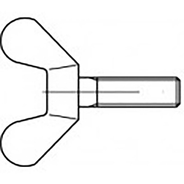 TOOLCRAFT TO-6854610 krídlová skrutka M12 70 mm DIN 316 temperovaná litina pozinkované 20 ks; TO-6854610