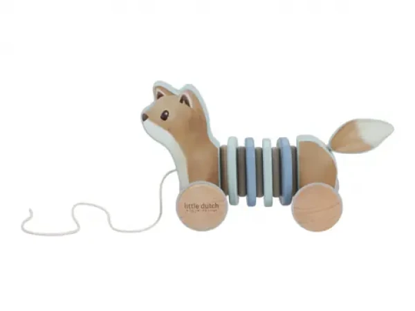 Little Dutch Ťahacia líška drevená Forest Friends