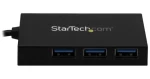 StarTech čierna / USB hub / 4 porty / 3x USB-A / 1x USB-C / 5 Gbps (HB30A3A1CFB)