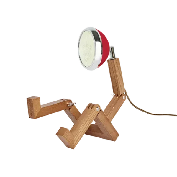 Piffany Mr. Wattson Mini Table Lamp svetlo červená / Stolová lampa / G4 / 0.5W / 50 lm / USB-A (MIN-SWR-FR)