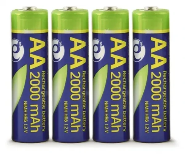 Nabíjacie batérie AA 2000mAh / Ceruzkové batérie / Ni-MH / 4 ks / v blistri (EG-BA-AA20R4-01)