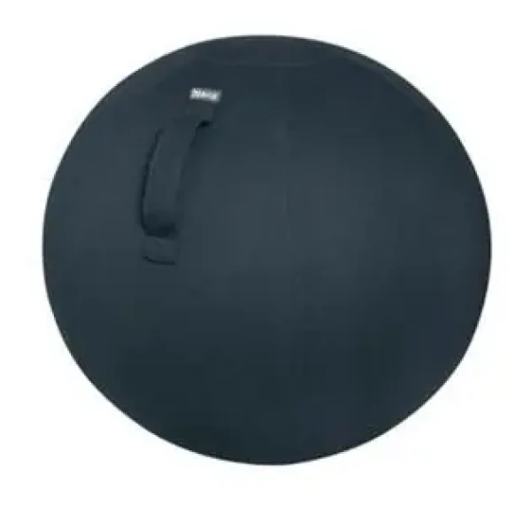 Leitz ERGO Cosy zamatovo šedá / Gymnastická lopta / priemer 65 cm / nosnosť 100 kg (52790089)