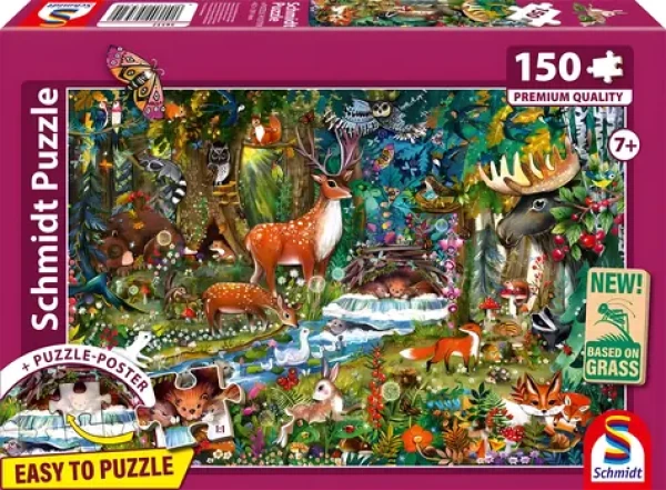 Schmidt Puzzle Lesné zvieratká