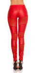 Sexy Koucla leggings with net-applications red