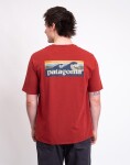 Patagonia M's Boardshort Logo Pocket Responsibili-Tee Rusty Red M