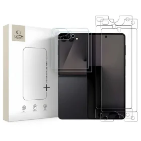 Tech-Protect Glass Fit + Hydro Flex + 2-Pack / Ochrana displeja / Sklo + hydrogél / Samsung Galaxy Z Flip 7/8