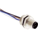 HARTING zabudovateľný zástrčkový konektor pre senzory - aktory, 21033111402, piny: 4, 1 ks; 21033111402