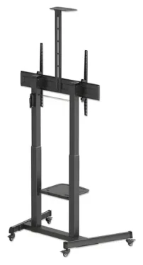 Manhattan Mobilný stojan pre TV čierna / Stojan pre TV / 60-120" / nosnosť 120 kg / VESA do 1000x600 (462709)