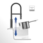 VILLEROY & BOCH VILLEROY & BOCH - Drezová batéria Steel Expert 2.0, odnímateľná sprcha, antracit 92800005