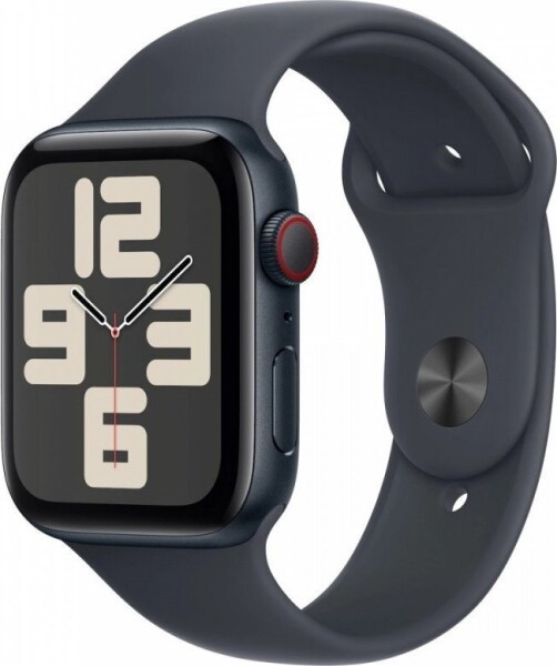Apple Watch SE GPS + Cellular 44mm Midnight Alu Sport S/M Čierny (MXGL3ET/A)