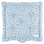 GREEN GATE Prešívaný podsedák Lianca Pale Blue 50 × 50 cm