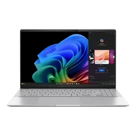 Asus Vivobook S 15 OLED strieborná / 15.6" 2880x1620 / Qualcomm Snapdragon X Elite / 16GB / 1TB SSD / Adreno GPU / W11H (S5507QA-OLED006W)