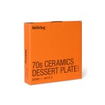 HK living Keramický dezertný tanierik 70's Lychee – sada 2 ks