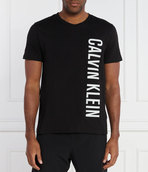 Pánske plážové tričko KM0KM00998 BEH black Calvin Klein