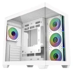 Cooler Master Elite 681 biela / PC skriňa / Midi Tower / ATX / 270 ° tvrdené sklo / ARGB / USB-C 20 Gb/s (E681-WHNN-S00)