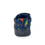 Chlapčenské barefoot tenisky KORO DINO Protetika modré - 32