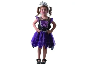 MaDe 09639 - Šaty na karneval - pavúčia kráľovná, 80 - 92 cm