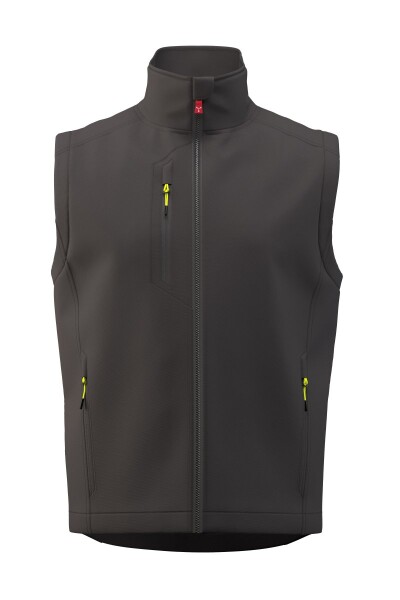 Pánska zateplená softshellová vesta Payper CREEK VEST PAD Farba: Čierna/ Čierna, Veľkosť: 2XS (S00770048914018XXS)