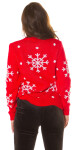 Trendy Koucla Christmas Jumper white Einheitsgroesse