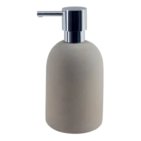 Spirella GEMMA dávkovač mydla hnedo-sivý / keramika / 500 ml (7610583202994)