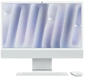 Apple APPLE iMac Z1E2 59,62cm 23,5Zoll Standardglas M4 8C CPU/8C GPU/16C N.E. 16GB 1TB SSD Gbit Eth MM MaKey DE Silber