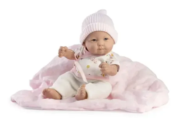 Guca 855 NEW BORN HOLČIČKA - realistická bábika bábätko s celovinylovým telom - 25 cm