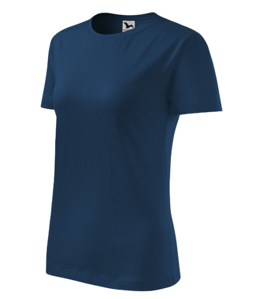 Klasické nové tričko midnight blue S