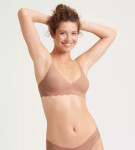 Dámska podprsenka ZERO Microfibre 2.0 Soft bra - CAMEO BROWN - sv. hnedá 00ME - SLOGGI BROWN L